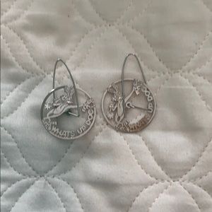 Silver earrings